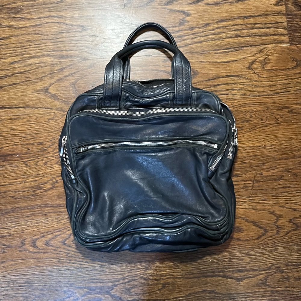 ALEXANDER WANG LEATHER UTILITY PURSE